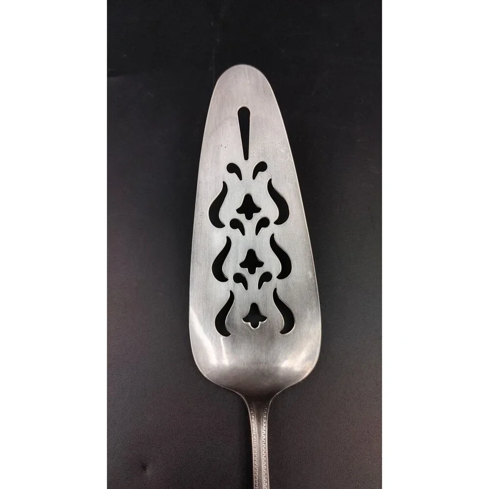 Vintage NSC EPNS National Silver Co Cake Pie Server 10” Silver Plate Wedding